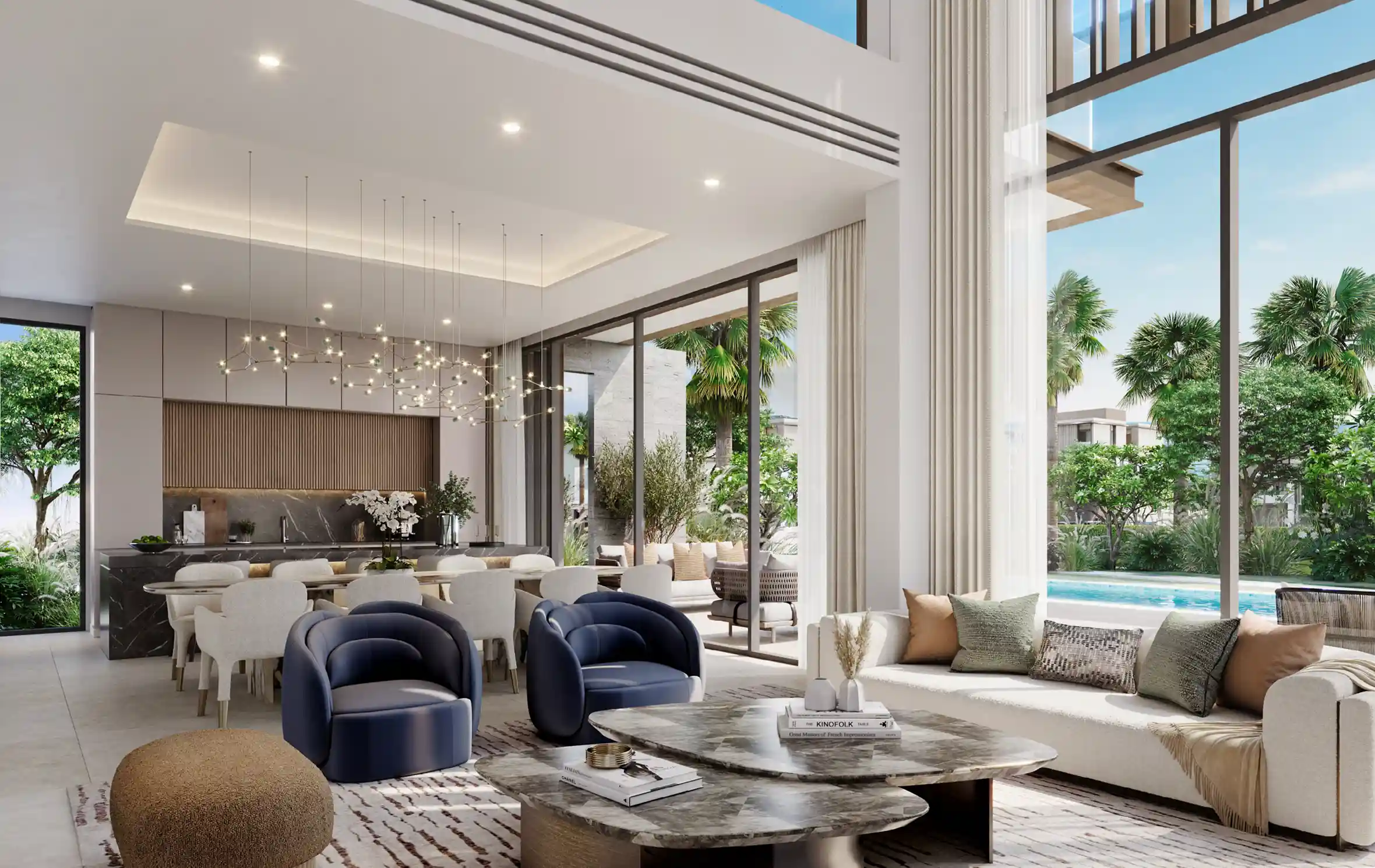 1732790318.08) Nad Al Sheba Gardens Phase 7 - 5 Bedroom Villas Living & Dining